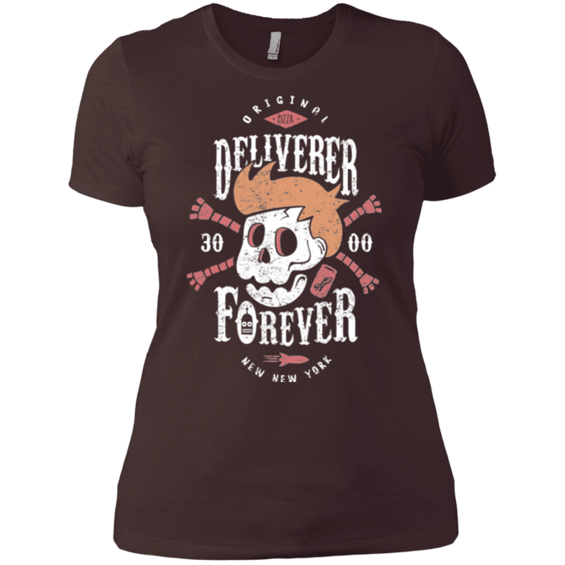 T-Shirts Dark Chocolate / X-Small Deliverer Forever Women's Premium T-Shirt