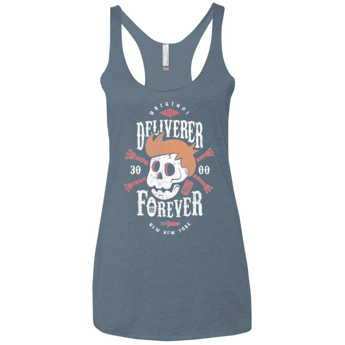 T-Shirts Indigo / X-Small Deliverer Forever Women's Triblend Racerback Tank