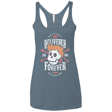 T-Shirts Indigo / X-Small Deliverer Forever Women's Triblend Racerback Tank