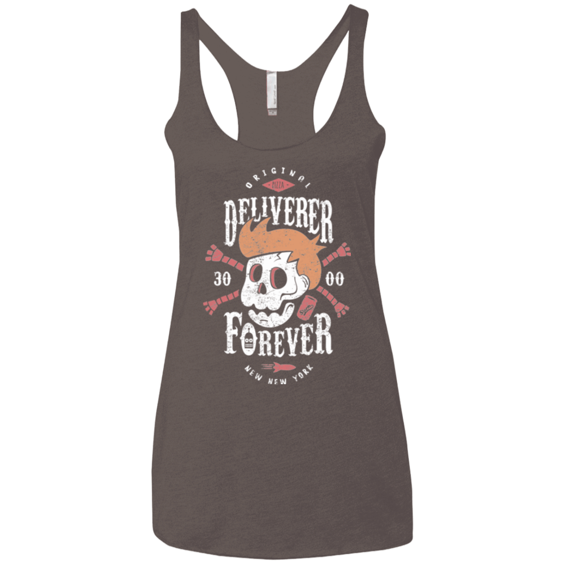 T-Shirts Macchiato / X-Small Deliverer Forever Women's Triblend Racerback Tank