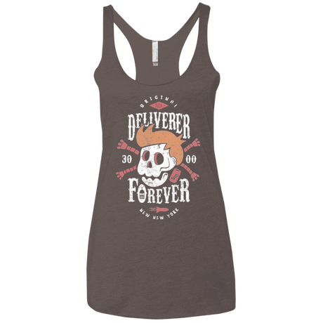 T-Shirts Macchiato / X-Small Deliverer Forever Women's Triblend Racerback Tank