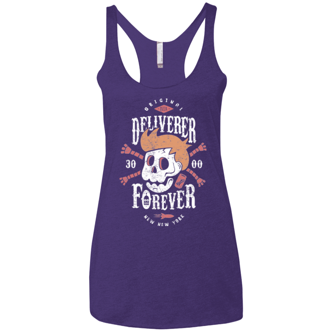 T-Shirts Purple / X-Small Deliverer Forever Women's Triblend Racerback Tank