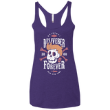 T-Shirts Purple / X-Small Deliverer Forever Women's Triblend Racerback Tank