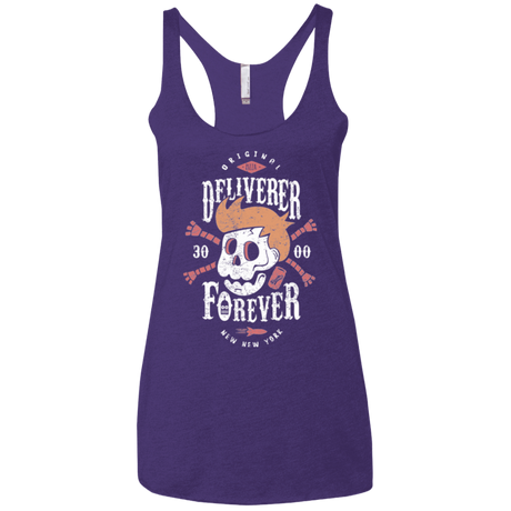 T-Shirts Purple / X-Small Deliverer Forever Women's Triblend Racerback Tank