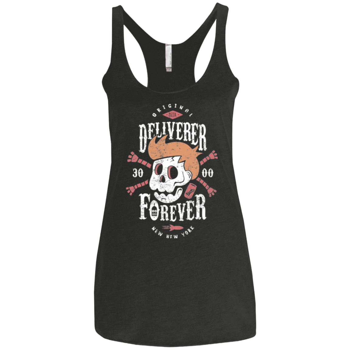 T-Shirts Vintage Black / X-Small Deliverer Forever Women's Triblend Racerback Tank