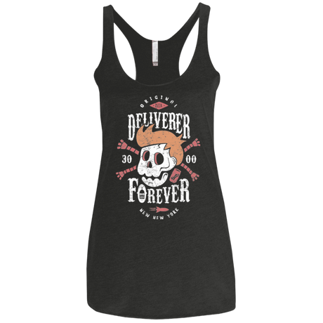 T-Shirts Vintage Black / X-Small Deliverer Forever Women's Triblend Racerback Tank