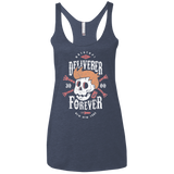T-Shirts Vintage Navy / X-Small Deliverer Forever Women's Triblend Racerback Tank