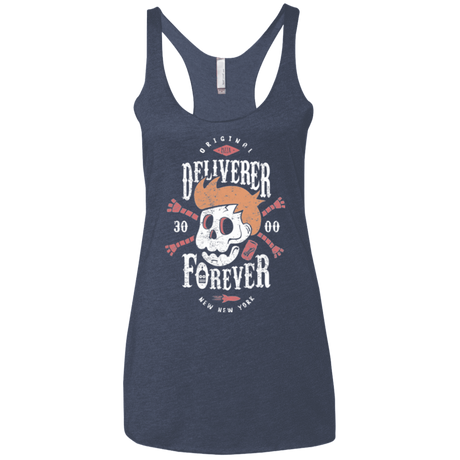 T-Shirts Vintage Navy / X-Small Deliverer Forever Women's Triblend Racerback Tank
