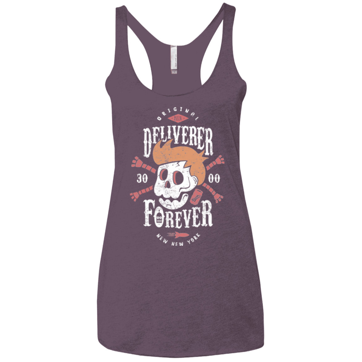 T-Shirts Vintage Purple / X-Small Deliverer Forever Women's Triblend Racerback Tank