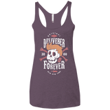 T-Shirts Vintage Purple / X-Small Deliverer Forever Women's Triblend Racerback Tank