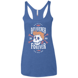 T-Shirts Vintage Royal / X-Small Deliverer Forever Women's Triblend Racerback Tank