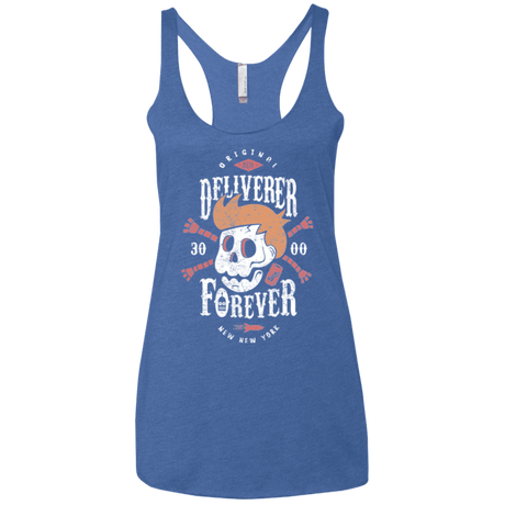 T-Shirts Vintage Royal / X-Small Deliverer Forever Women's Triblend Racerback Tank