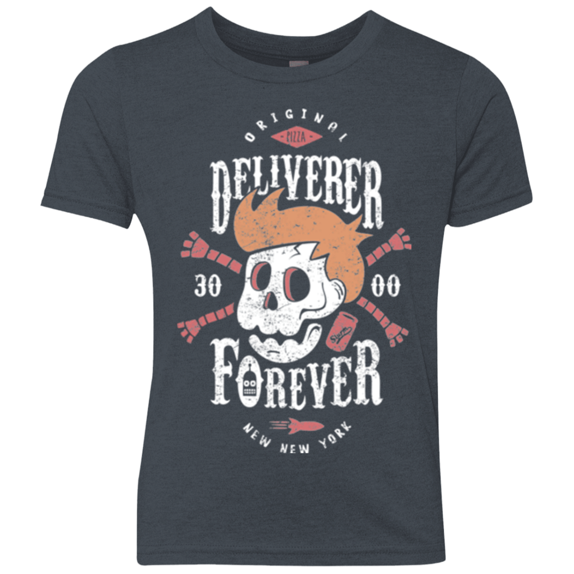 T-Shirts Vintage Navy / YXS Deliverer Forever Youth Triblend T-Shirt