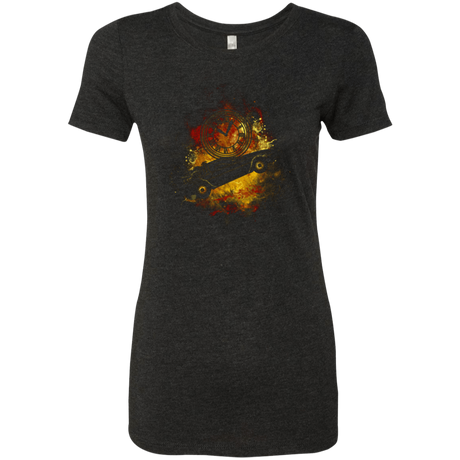 T-Shirts Vintage Black / Small DELOREAN ART Women's Triblend T-Shirt