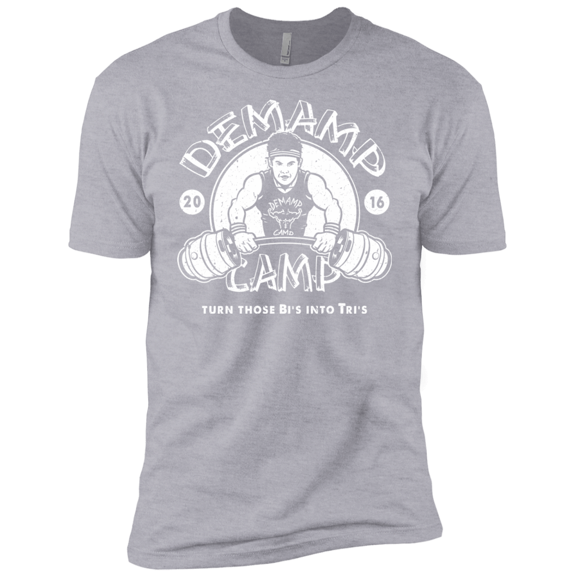 T-Shirts Heather Grey / YXS Demamp Camp Boys Premium T-Shirt