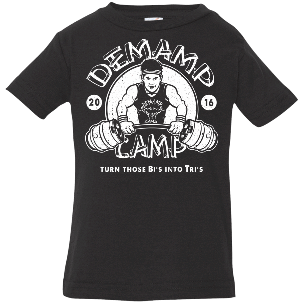 T-Shirts Black / 6 Months Demamp Camp Infant Premium T-Shirt