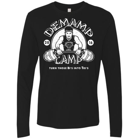 T-Shirts Black / Small Demamp Camp Men's Premium Long Sleeve
