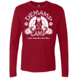 T-Shirts Cardinal / Small Demamp Camp Men's Premium Long Sleeve