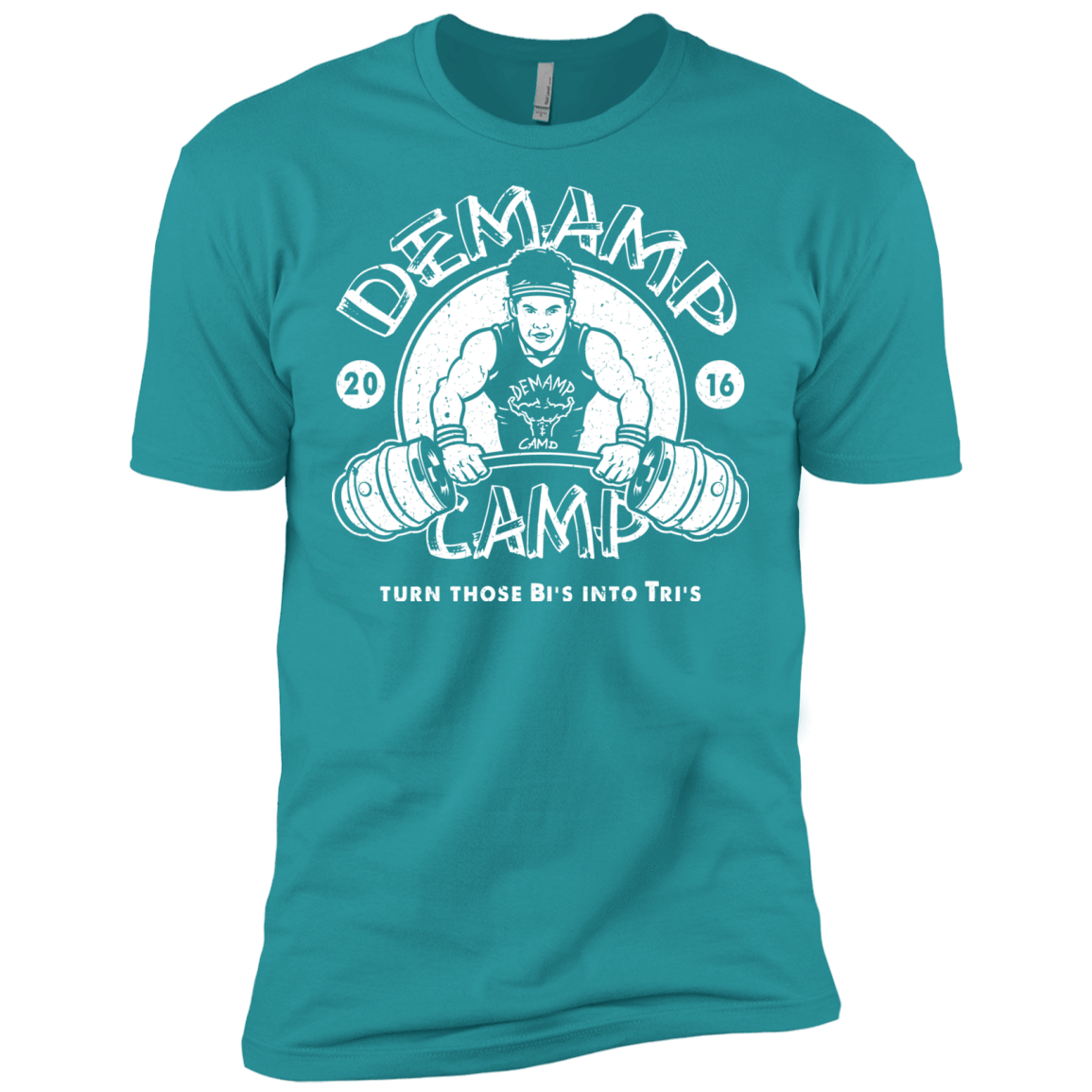 T-Shirts Tahiti Blue / X-Small Demamp Camp Men's Premium T-Shirt