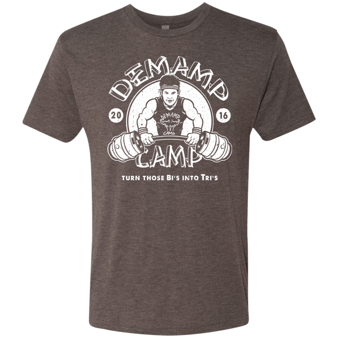 T-Shirts Macchiato / Small Demamp Camp Men's Triblend T-Shirt