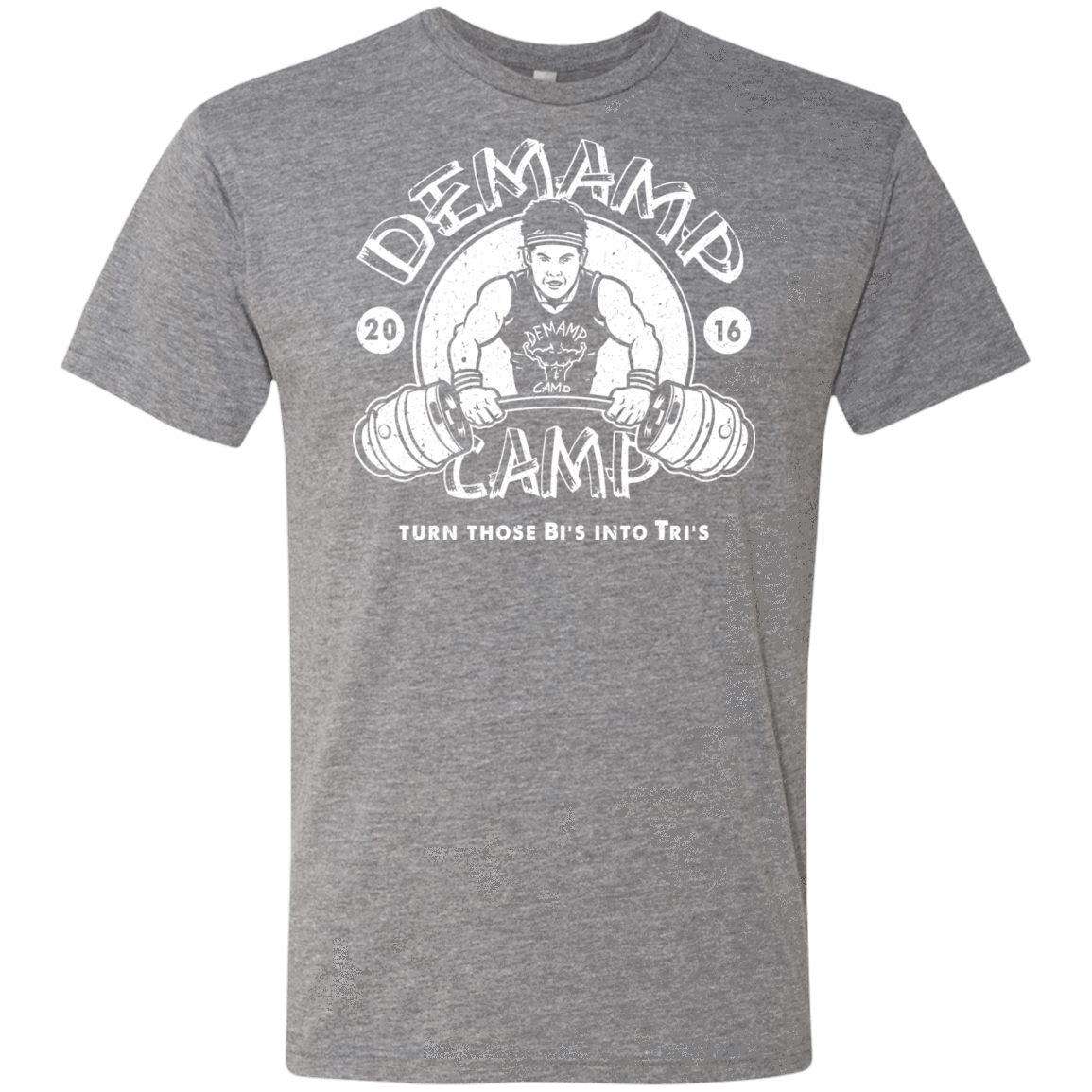 T-Shirts Premium Heather / Small Demamp Camp Men's Triblend T-Shirt