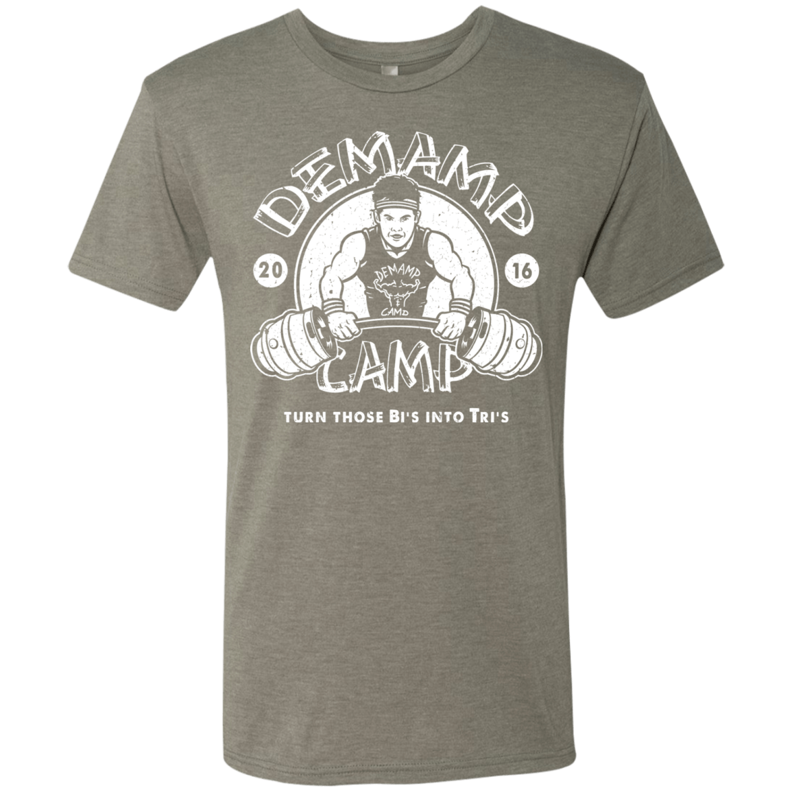 T-Shirts Venetian Grey / Small Demamp Camp Men's Triblend T-Shirt