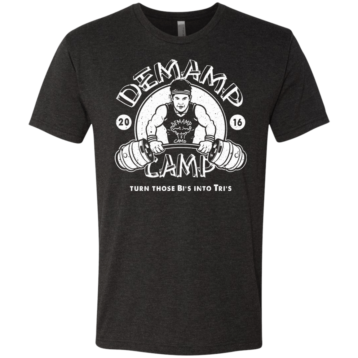 T-Shirts Vintage Black / Small Demamp Camp Men's Triblend T-Shirt