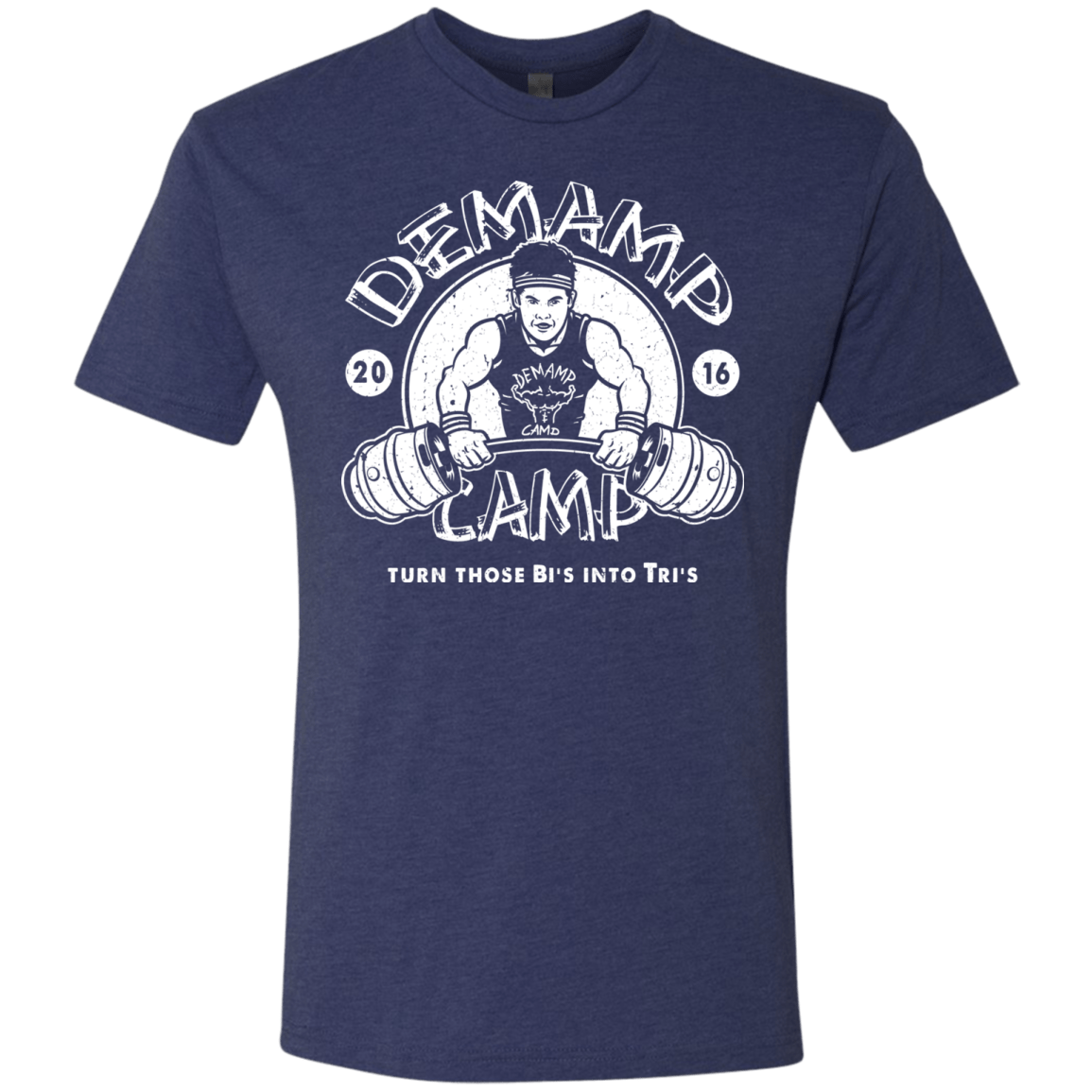 T-Shirts Vintage Navy / Small Demamp Camp Men's Triblend T-Shirt
