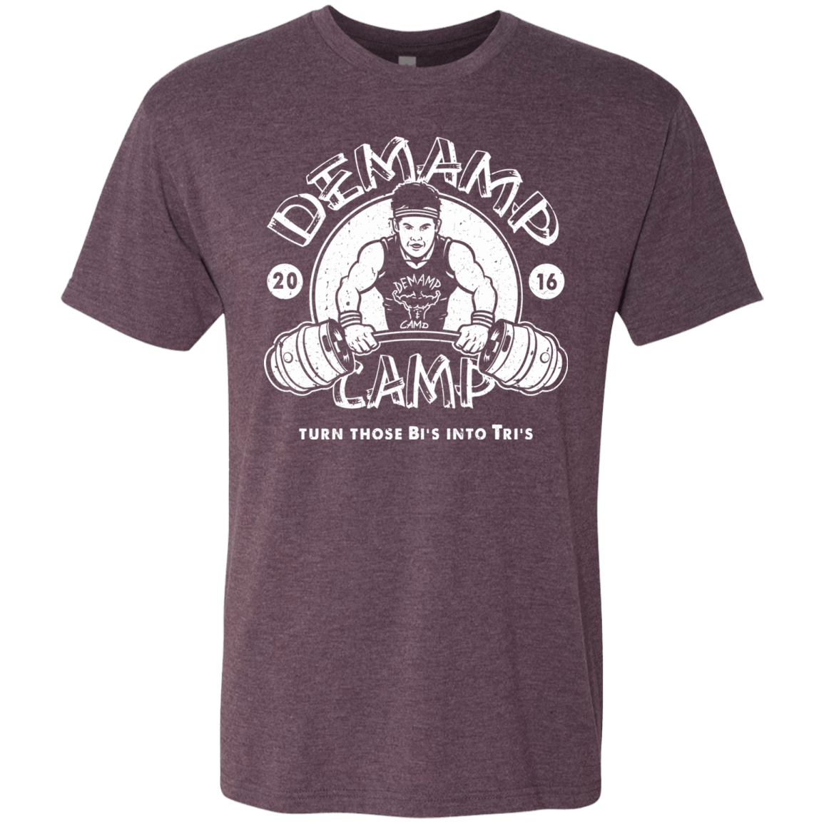 T-Shirts Vintage Purple / Small Demamp Camp Men's Triblend T-Shirt