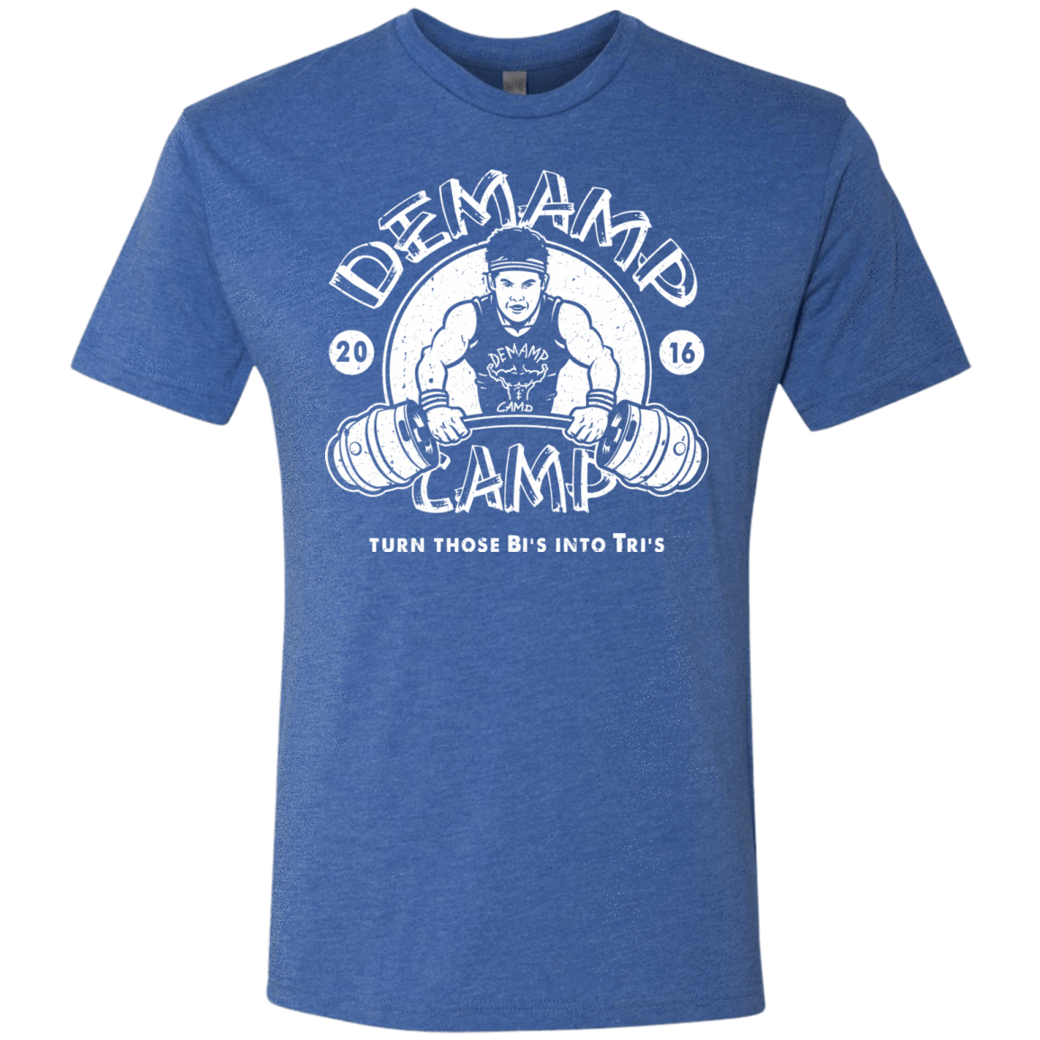 T-Shirts Vintage Royal / Small Demamp Camp Men's Triblend T-Shirt