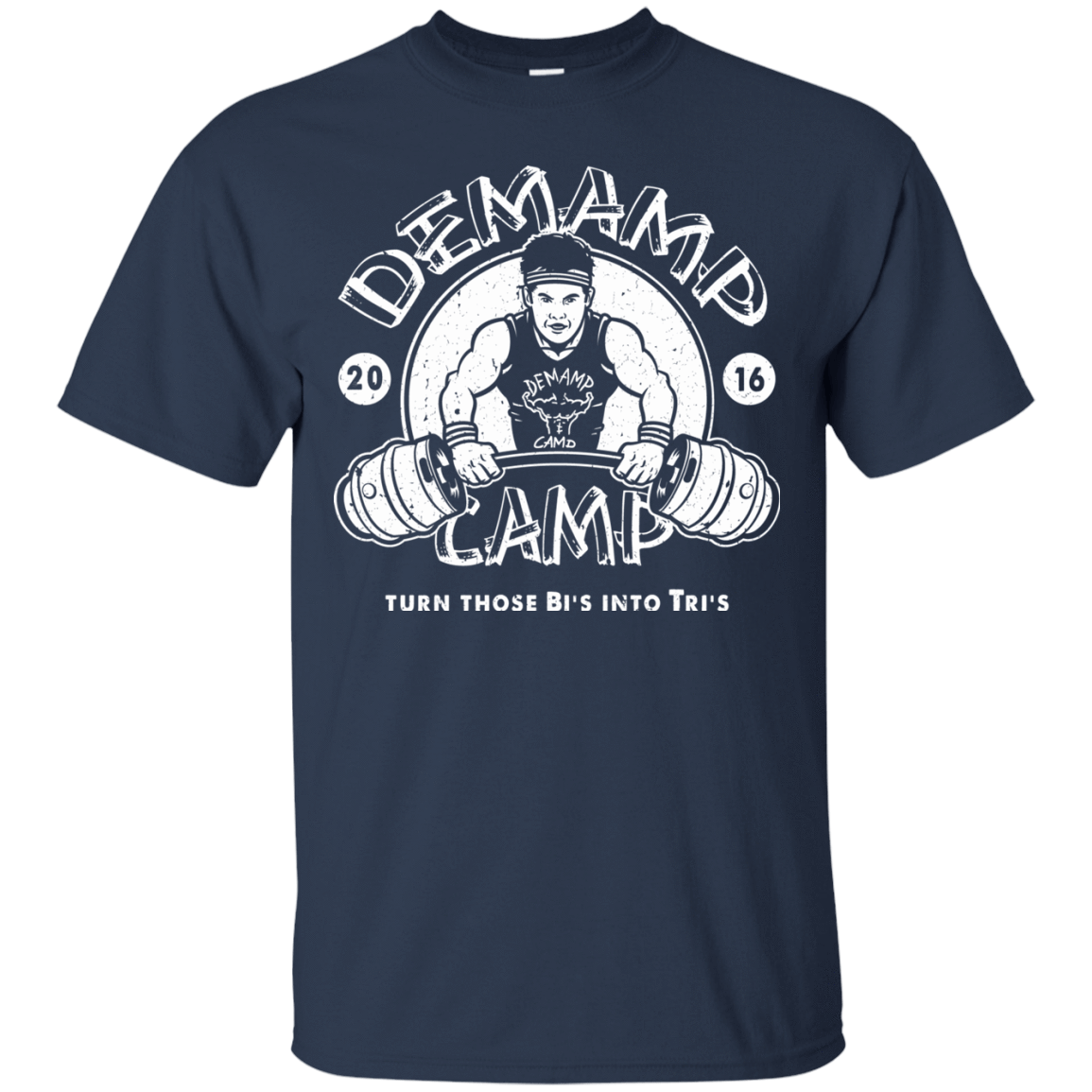 T-Shirts Navy / Small Demamp Camp T-Shirt