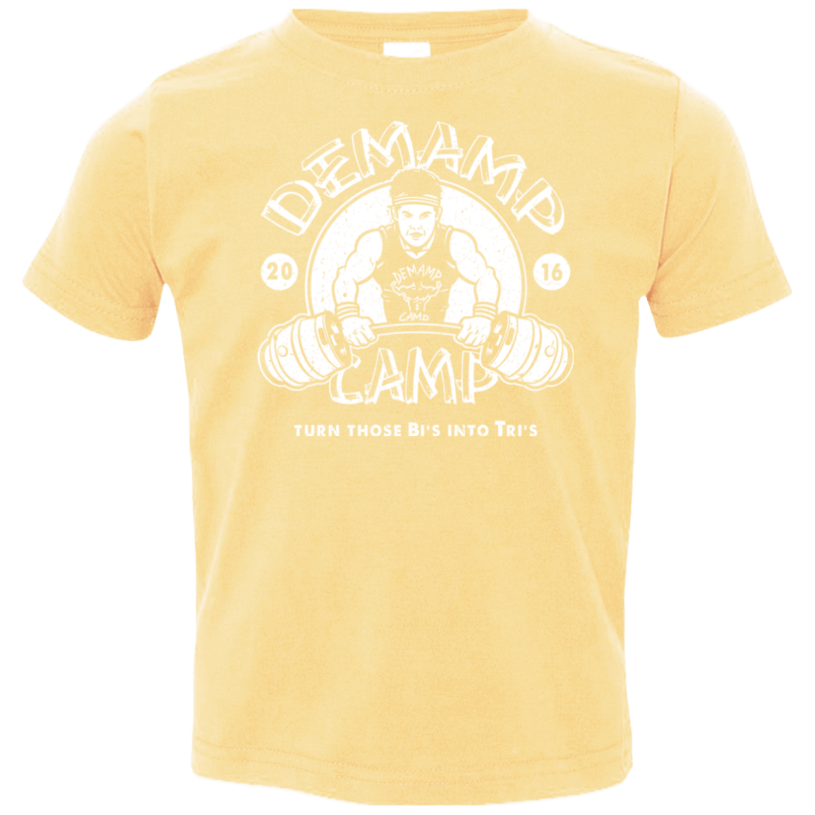 T-Shirts Butter / 2T Demamp Camp Toddler Premium T-Shirt