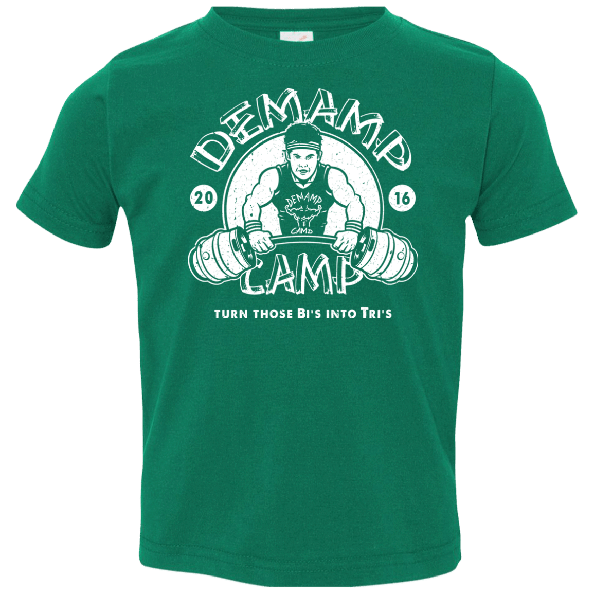 T-Shirts Kelly / 2T Demamp Camp Toddler Premium T-Shirt