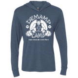 T-Shirts Indigo / X-Small Demamp Camp Triblend Long Sleeve Hoodie Tee