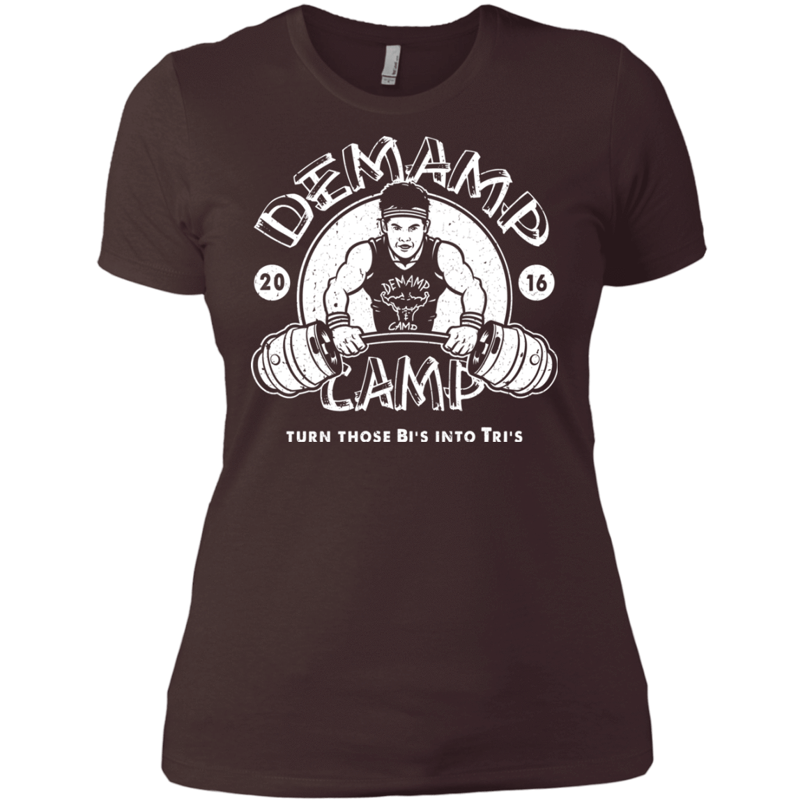 T-Shirts Dark Chocolate / X-Small Demamp Camp Women's Premium T-Shirt