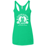T-Shirts Envy / X-Small Demamp Camp Women's Triblend Racerback Tank