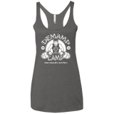 T-Shirts Premium Heather / X-Small Demamp Camp Women's Triblend Racerback Tank