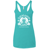 T-Shirts Tahiti Blue / X-Small Demamp Camp Women's Triblend Racerback Tank