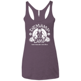 T-Shirts Vintage Purple / X-Small Demamp Camp Women's Triblend Racerback Tank