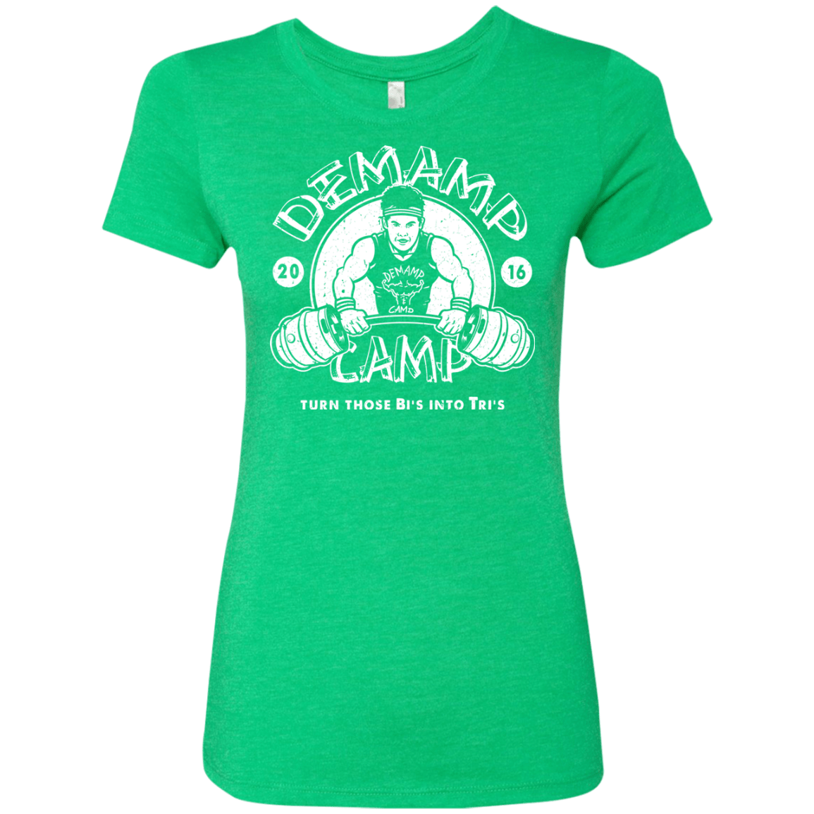 T-Shirts Envy / Small Demamp Camp Women's Triblend T-Shirt