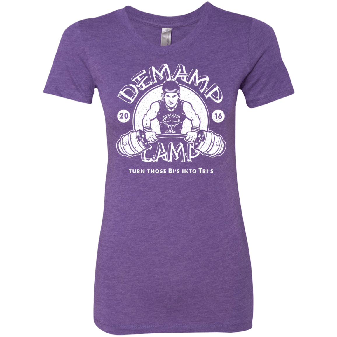 T-Shirts Purple Rush / Small Demamp Camp Women's Triblend T-Shirt