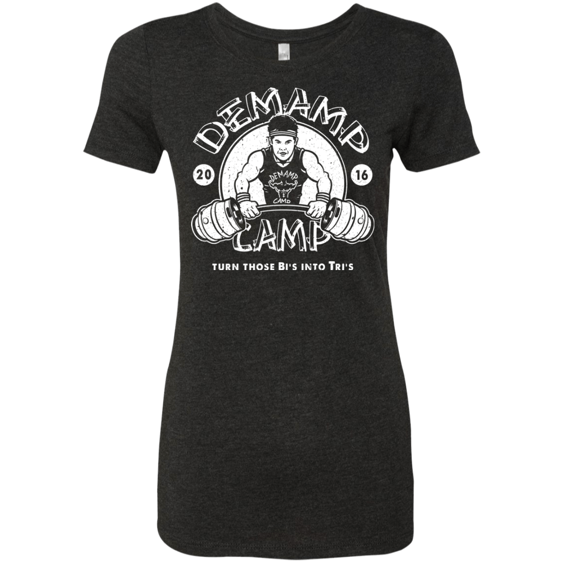 T-Shirts Vintage Black / Small Demamp Camp Women's Triblend T-Shirt