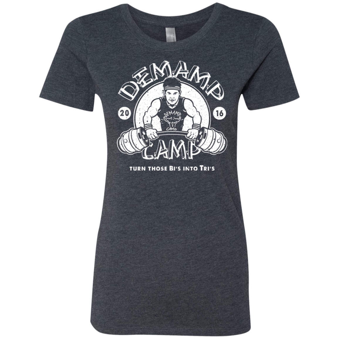 T-Shirts Vintage Navy / Small Demamp Camp Women's Triblend T-Shirt