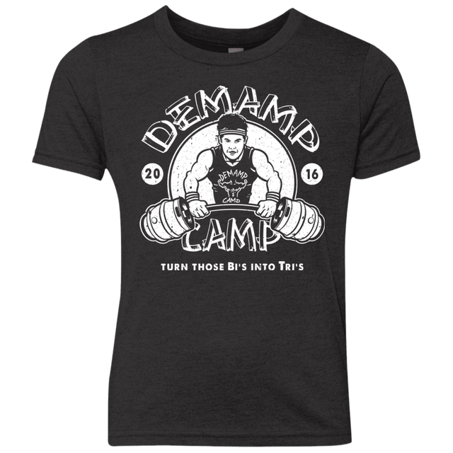T-Shirts Vintage Black / YXS Demamp Camp Youth Triblend T-Shirt