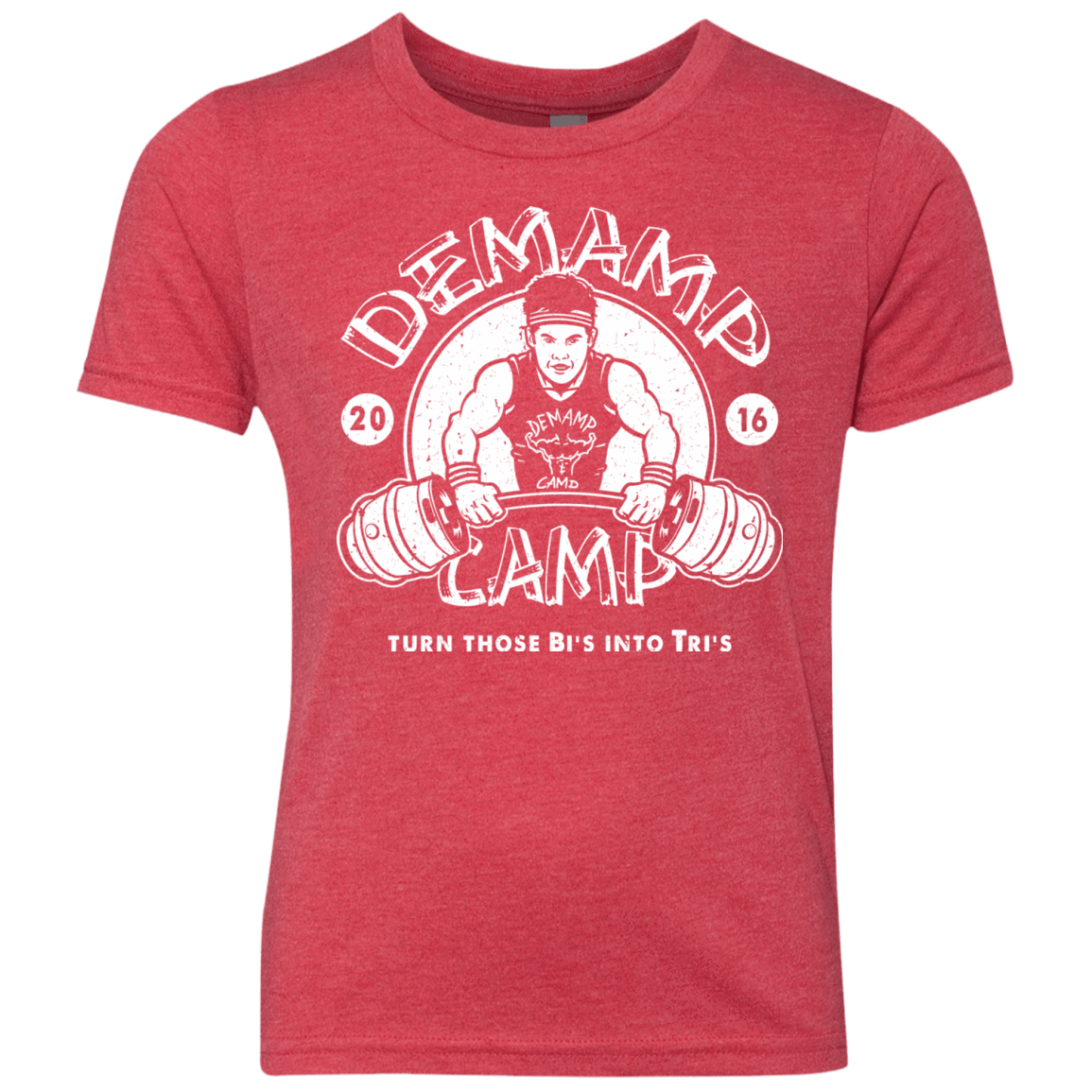 T-Shirts Vintage Red / YXS Demamp Camp Youth Triblend T-Shirt