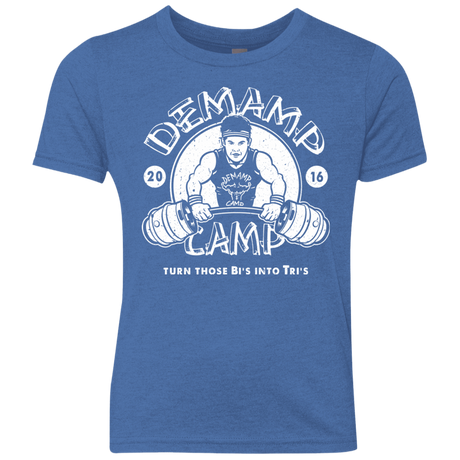 T-Shirts Vintage Royal / YXS Demamp Camp Youth Triblend T-Shirt