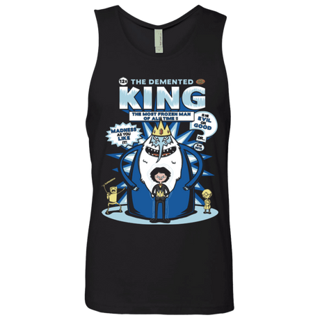 T-Shirts Black / Small Demented king Men's Premium Tank Top