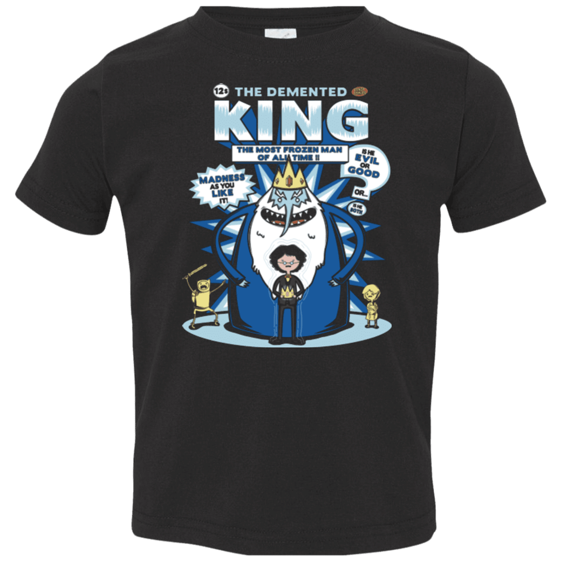 T-Shirts Black / 2T Demented king Toddler Premium T-Shirt