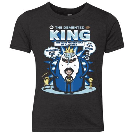 T-Shirts Vintage Black / YXS Demented king Youth Triblend T-Shirt