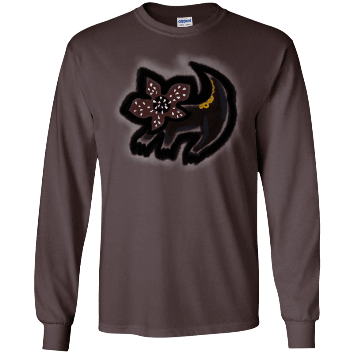 T-Shirts Dark Chocolate / S Demodog Rupestre Men's Long Sleeve T-Shirt